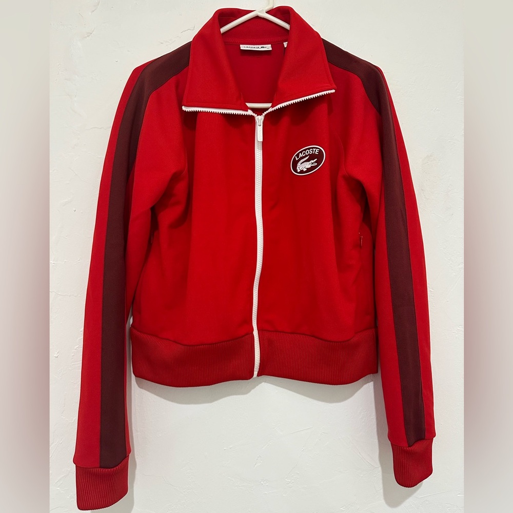 Lacoste Red Jacket - Size 42/10